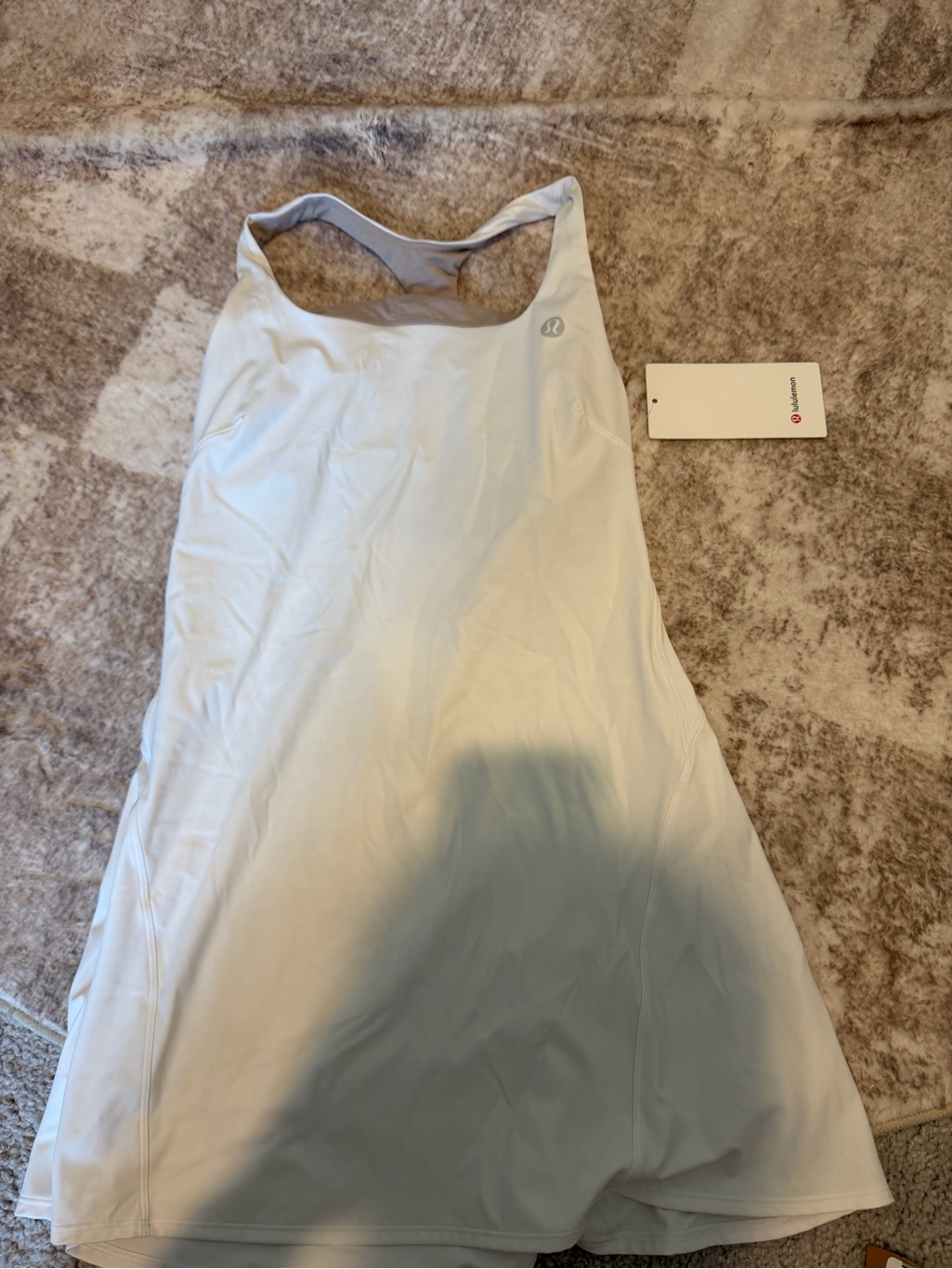 Lululemon Athletica White Athletic Dress